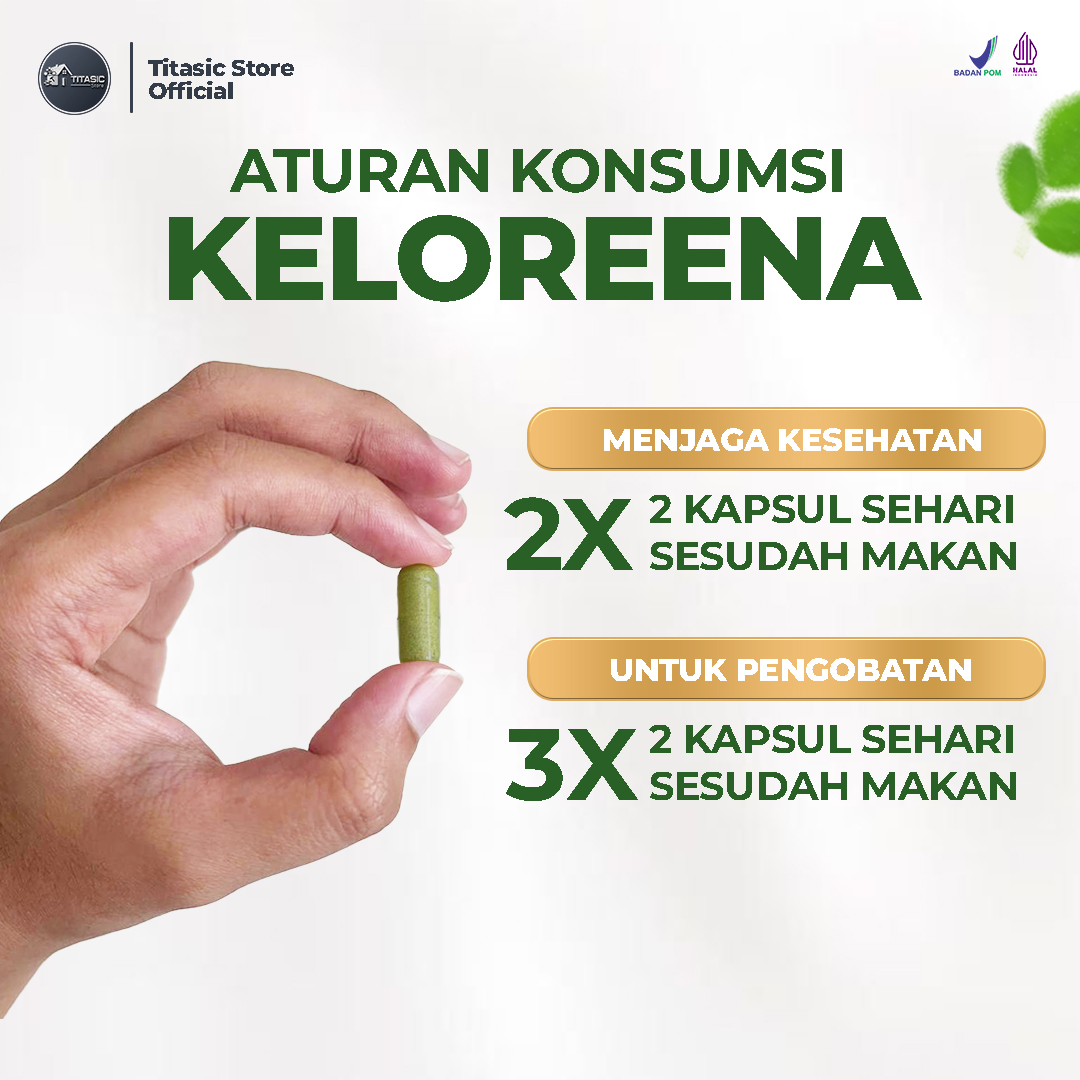 Obat Kencing Terus Menerus Infeksi Saluran Kemih ISK Sering Buang Air Kecil Beser Anyang Anyangan Kencing Nanah Prostat Batu Ginjal Keloreena Original 100% Asli Kapsul Daun Kelor Ekstrak Moringa Oleifera PALING AMPUH Namun Tergantung Kondisi Tubuh 4